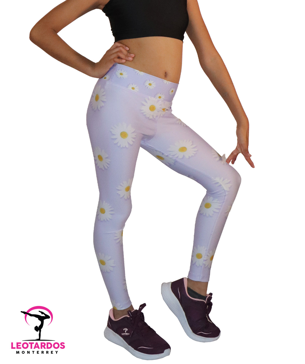 Leggins deportivos estampado flores - LM004