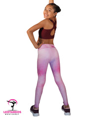 Thumbnail for Leggins deportivos estampado tie dye - LM011