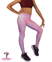 Thumbnail for Leggins deportivos estampado tie dye - LM011