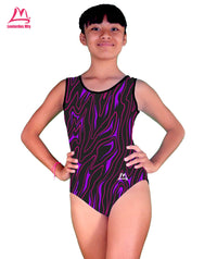 Thumbnail for Leotardo de entrenamiento estampado negro