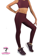 Thumbnail for Leggins deportivos Vino - LM012