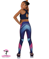 Thumbnail for Leggins deportivos estampado - LM016