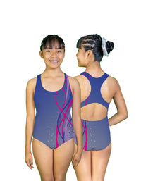 Thumbnail for Trajes de baño de natación con doble tirante MM002