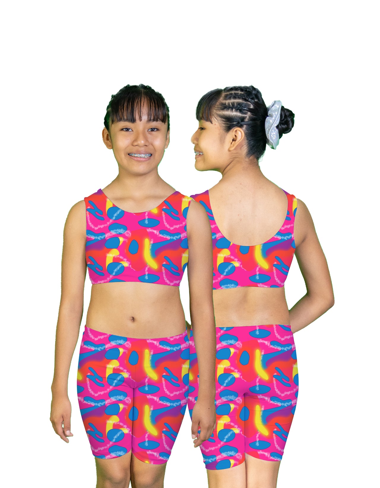 Conjunto top y short largo M003