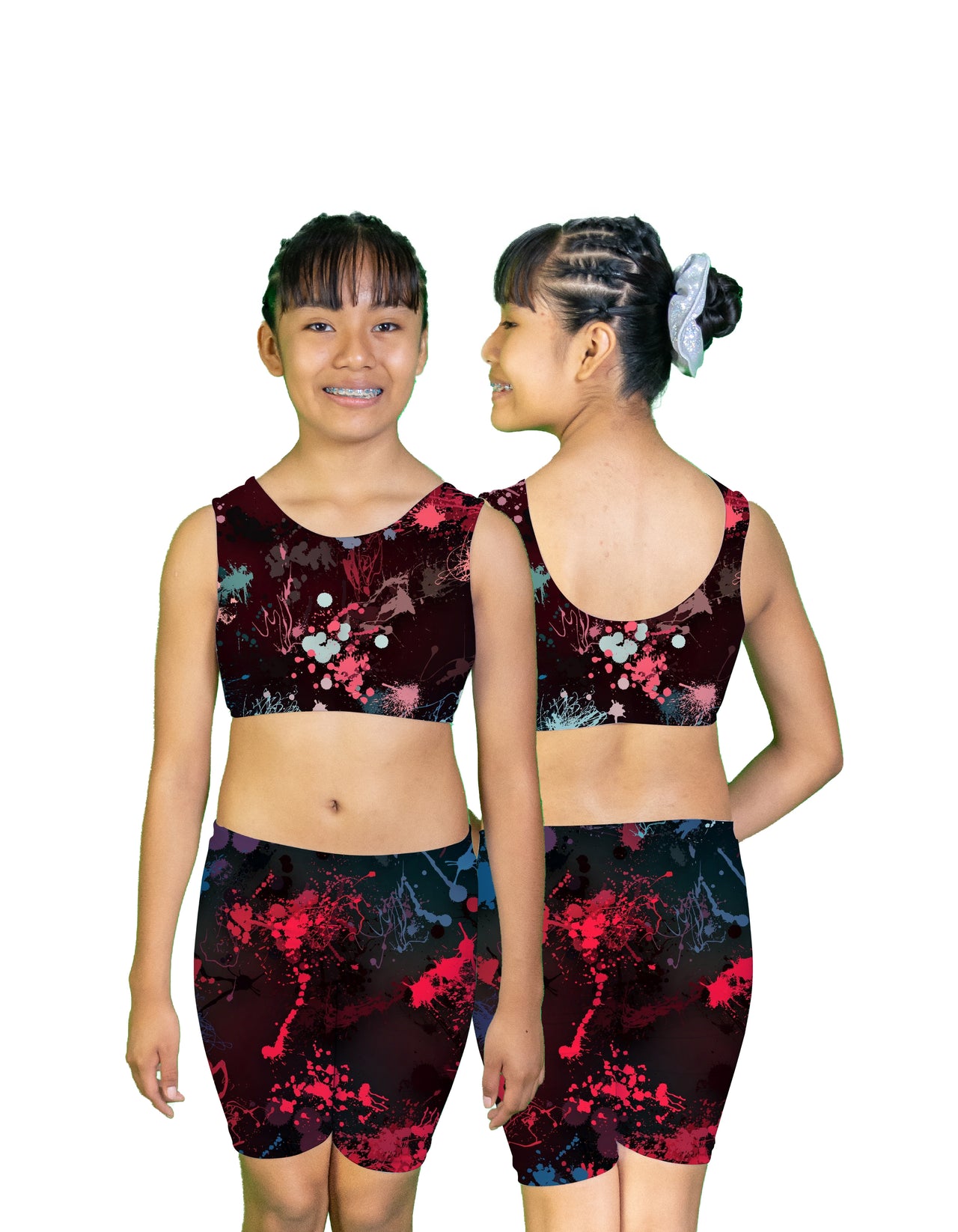 Conjunto top y short largo M002